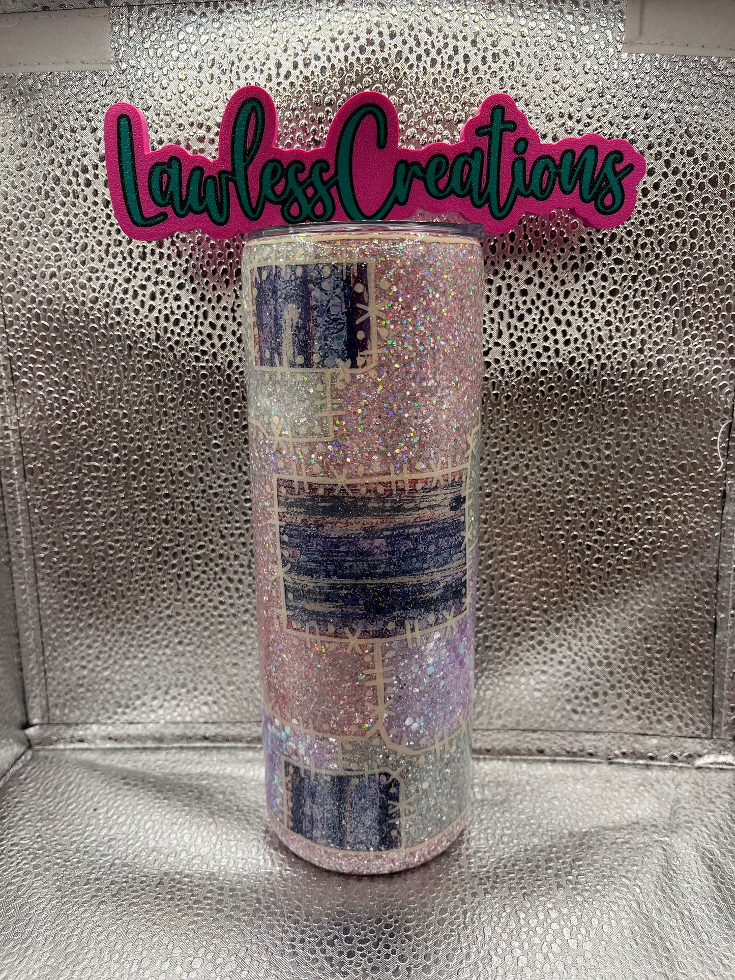 Pastel Patchwork 20 oz Skinny Tumbler