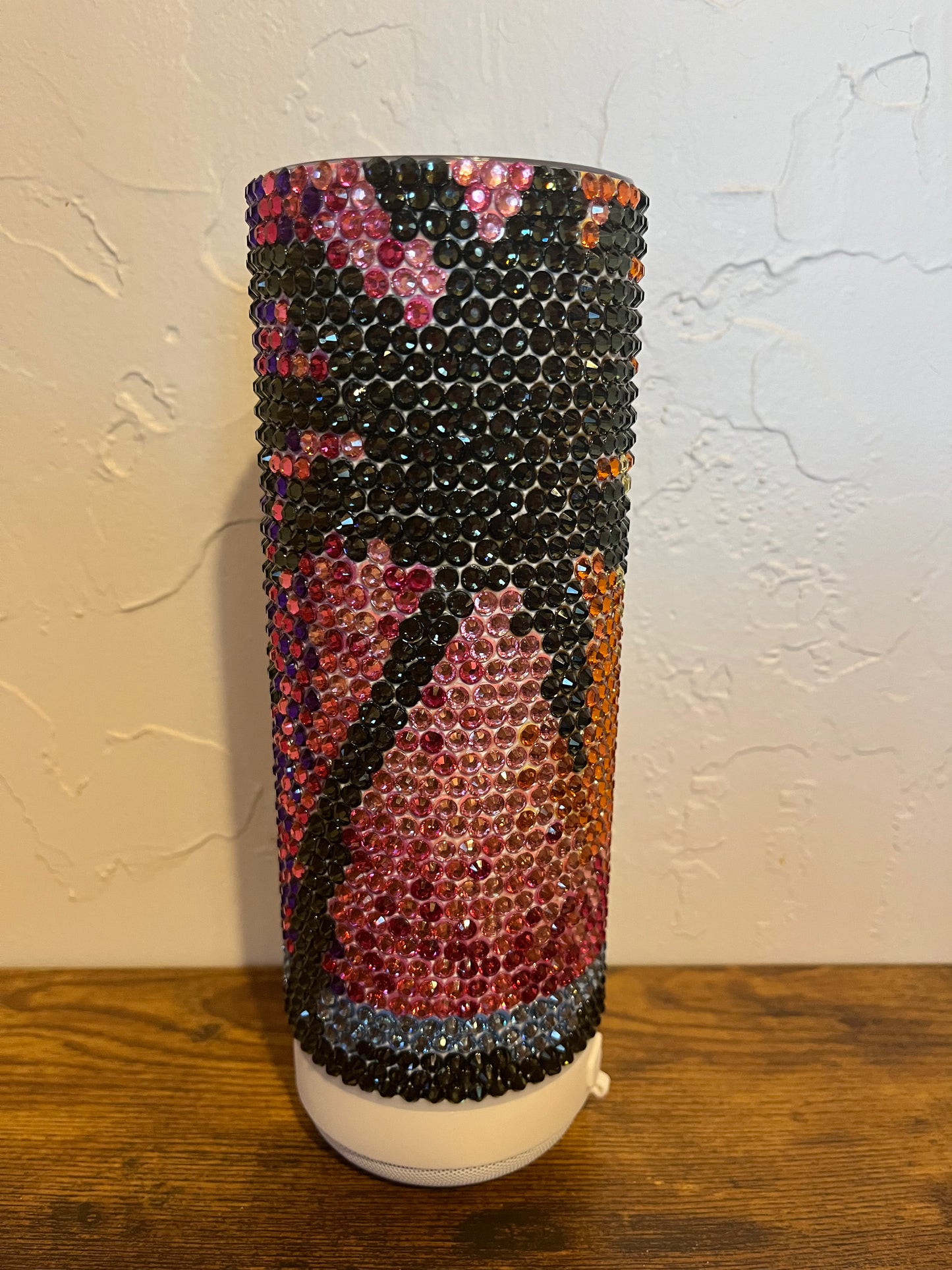 Palm Tree Rhinestone Speaker 20 oz Tumbler