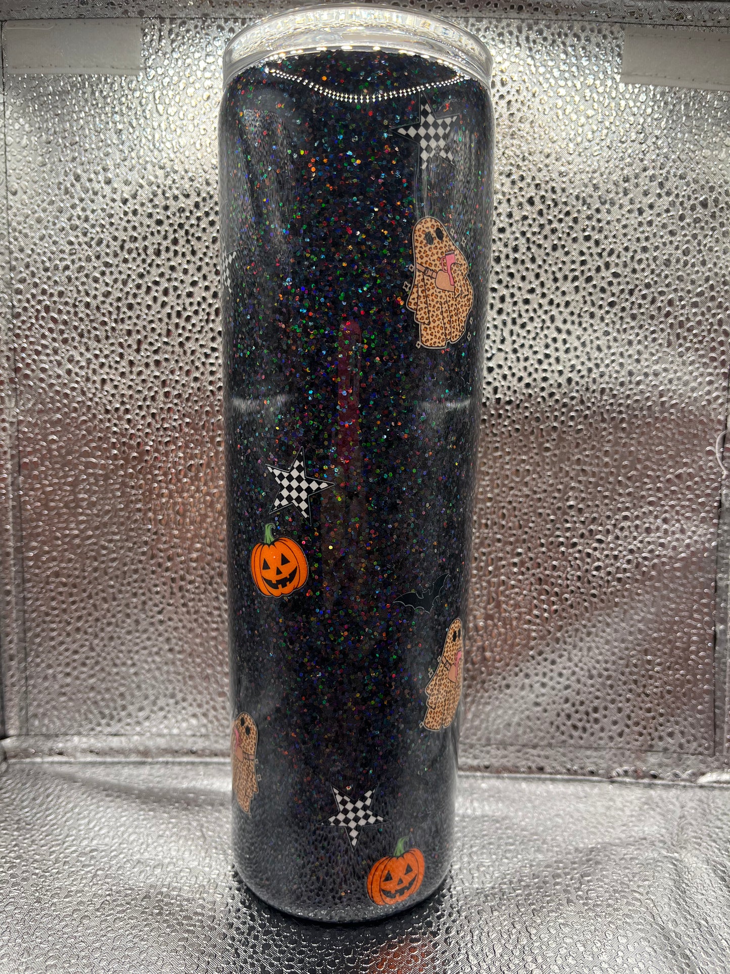 Fab-BOO-lous Frights 30 oz Tapered Stainless Steel Tumbler