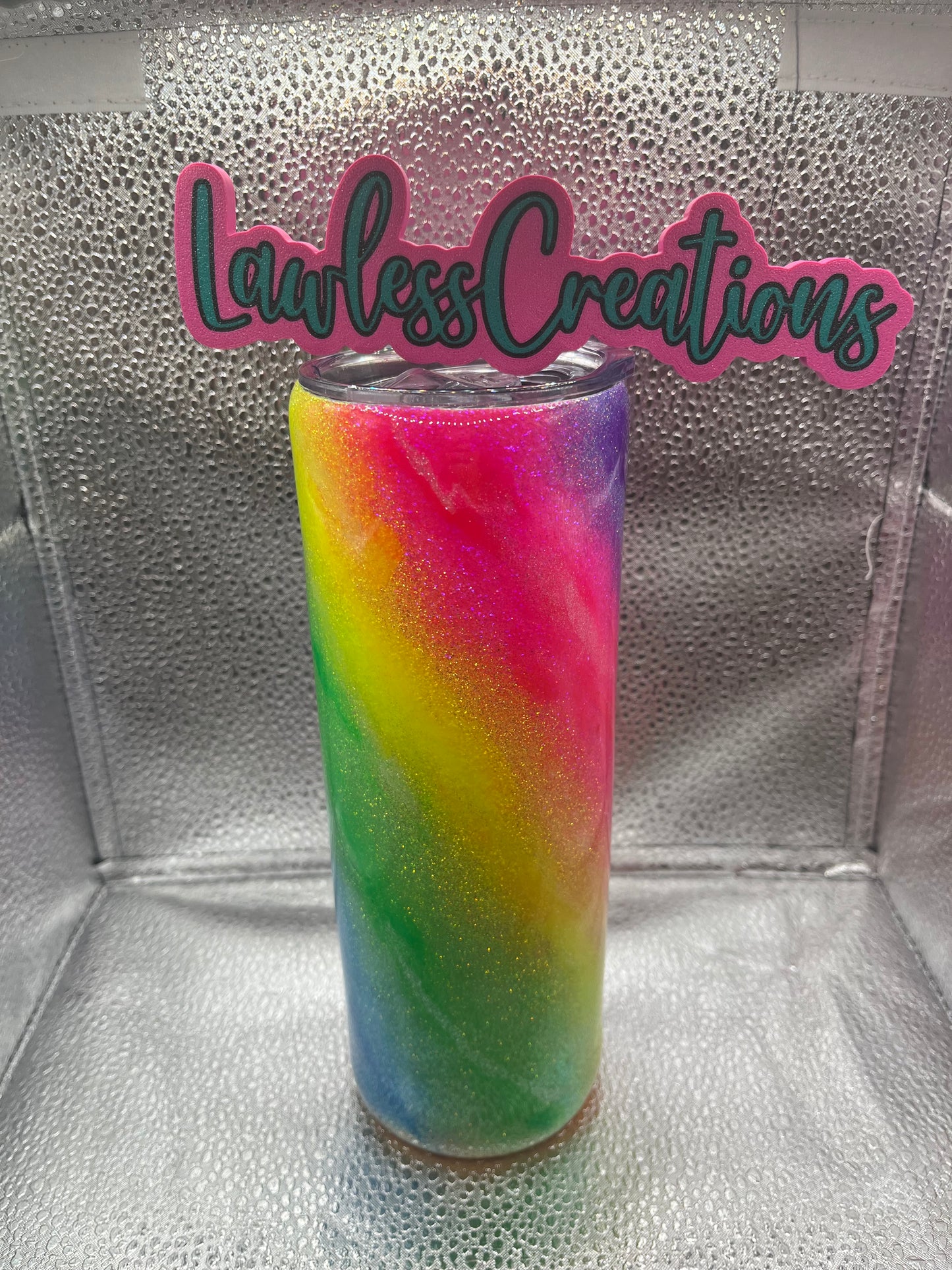 Neon Milky Way 20 oz Skinny Tumbler