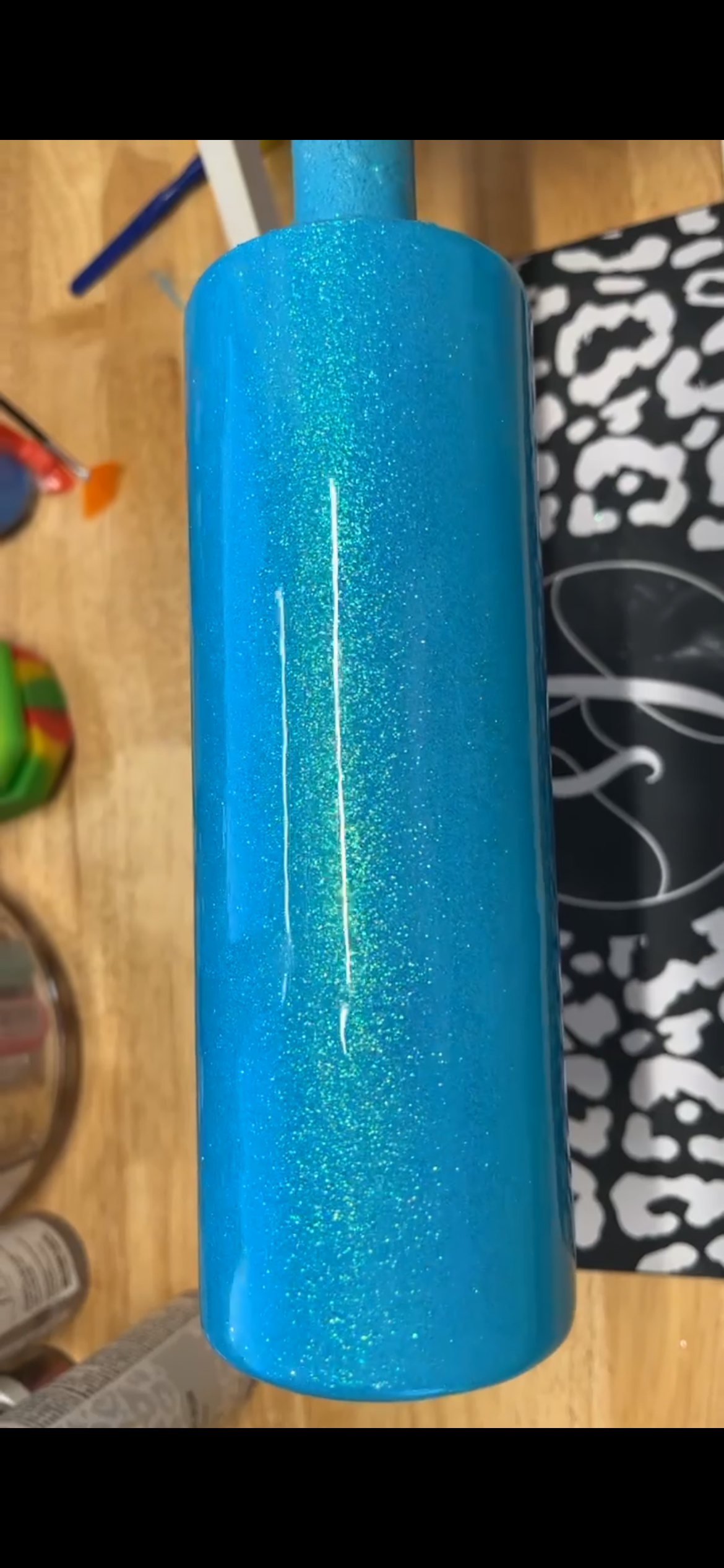 20 oz Blue Glitter Burnish Base