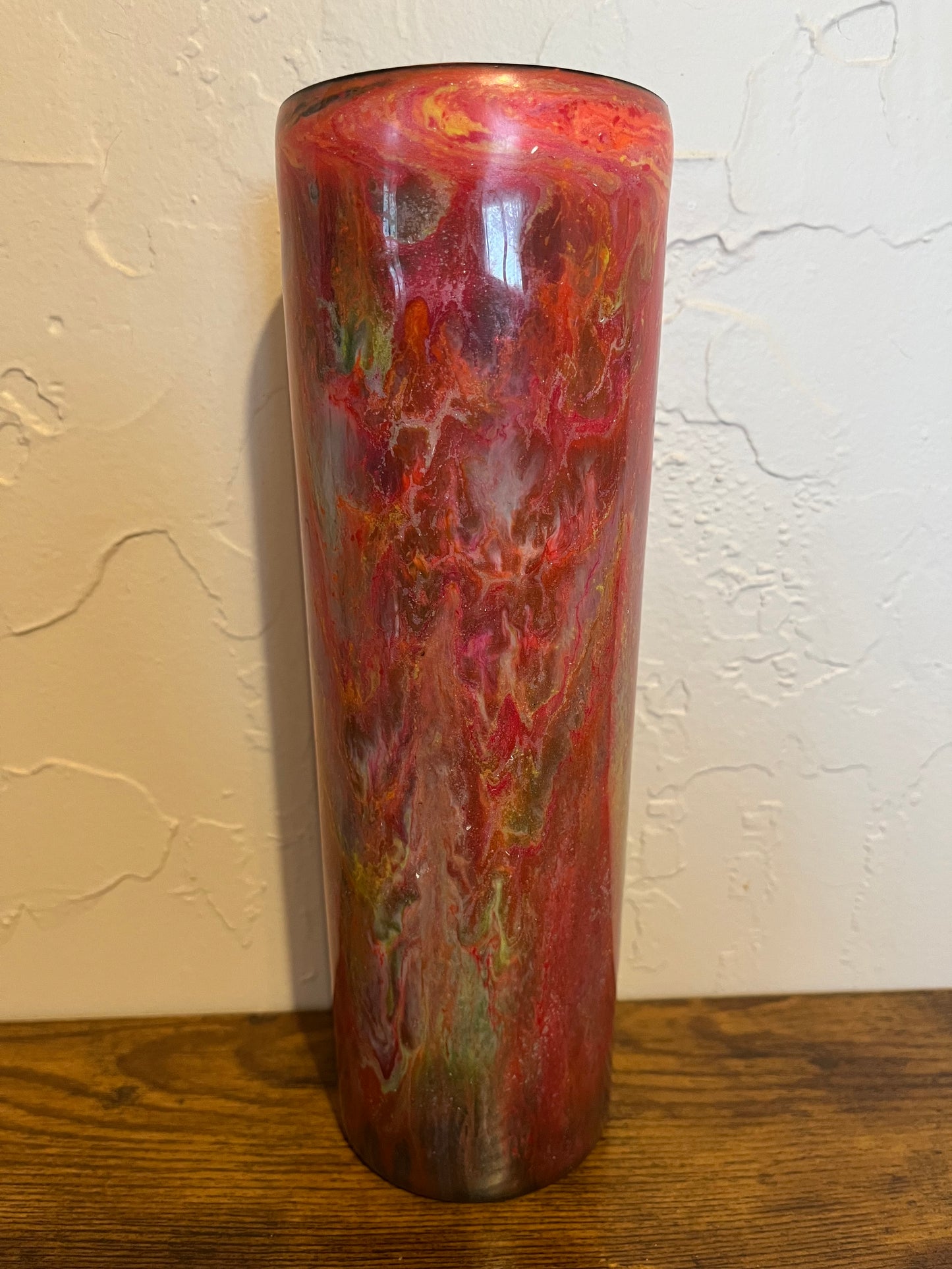 Color Melt Ink Drop 30 oz Tapered Tumbler with removable handle