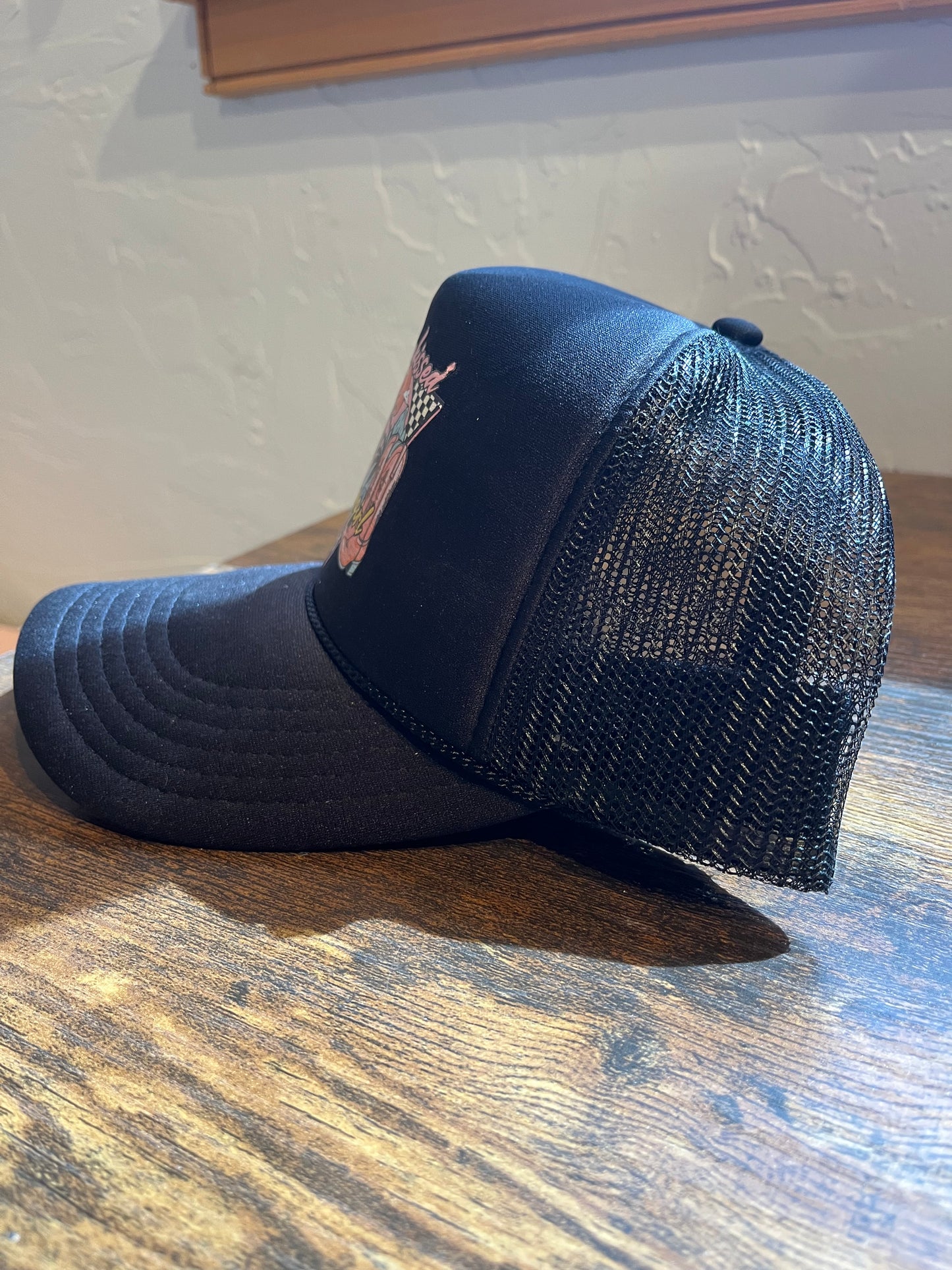 Black Sun-kissed Cowgirl Trucker Hat