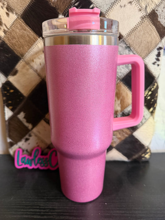 40 oz Pink Tumbler