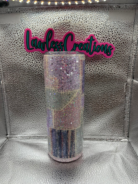 Pastel Patchwork 20 oz Skinny Tumbler