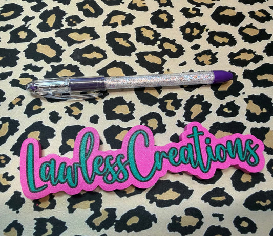 Purple RSVP pen