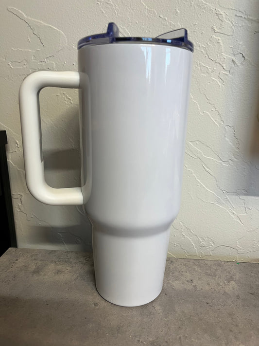 40 oz Big Swig White Tumbler