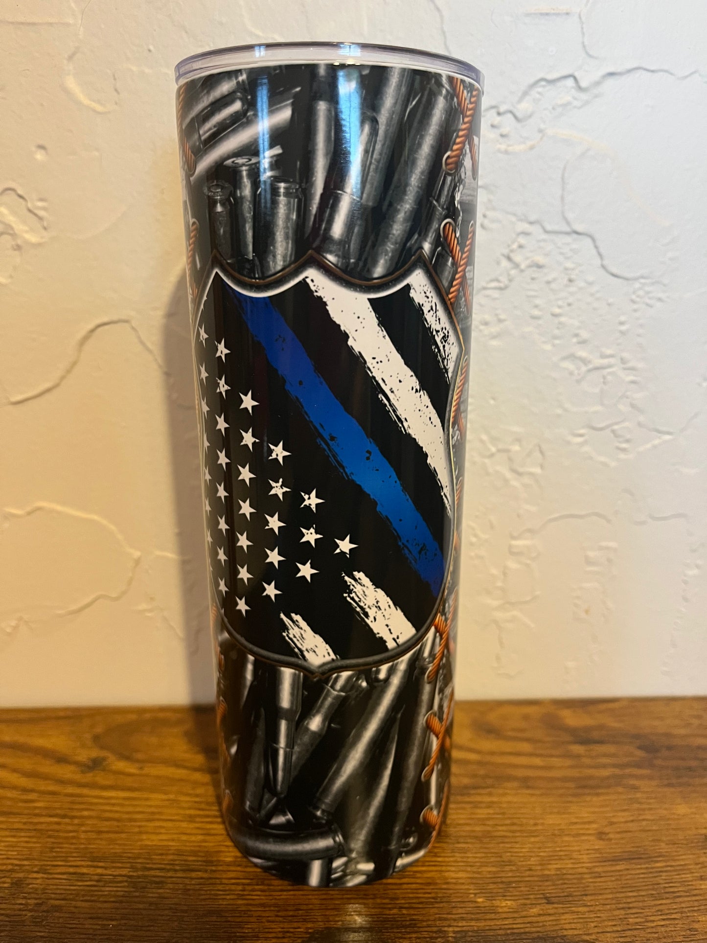 Back the Blue 20 oz Sublimation Tumbler