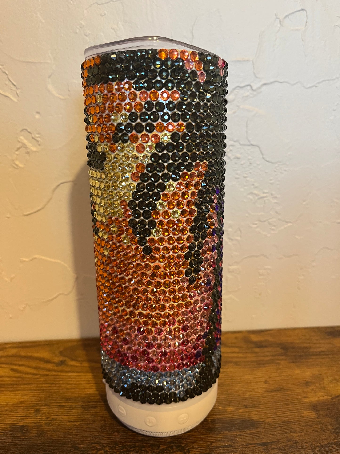 Palm Tree Rhinestone Speaker 20 oz Tumbler