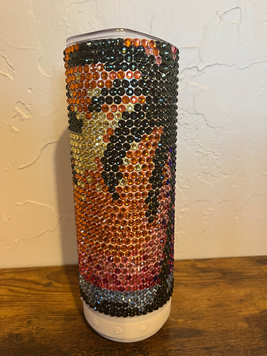 Palm Tree Rhinestone Speaker 20 oz Tumbler