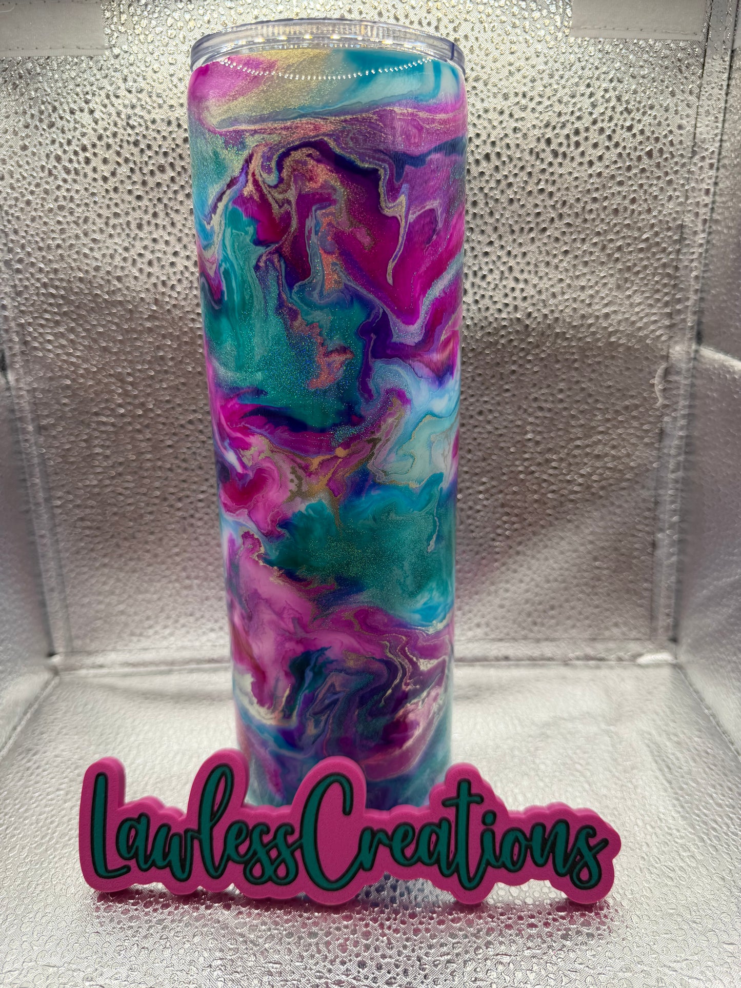 Magic Swirl 30 oz Skinny Tumbler
