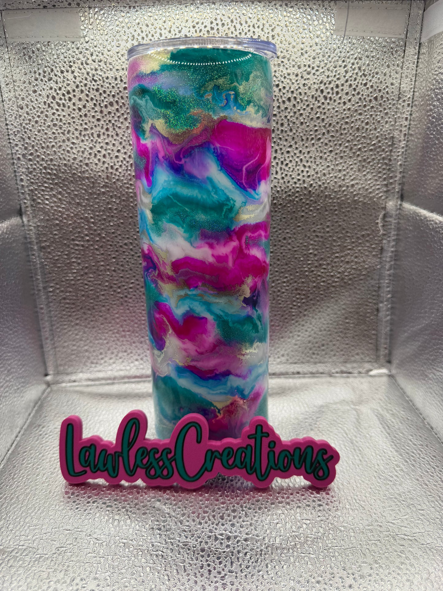 Magic Swirl 30 oz Skinny Tumbler