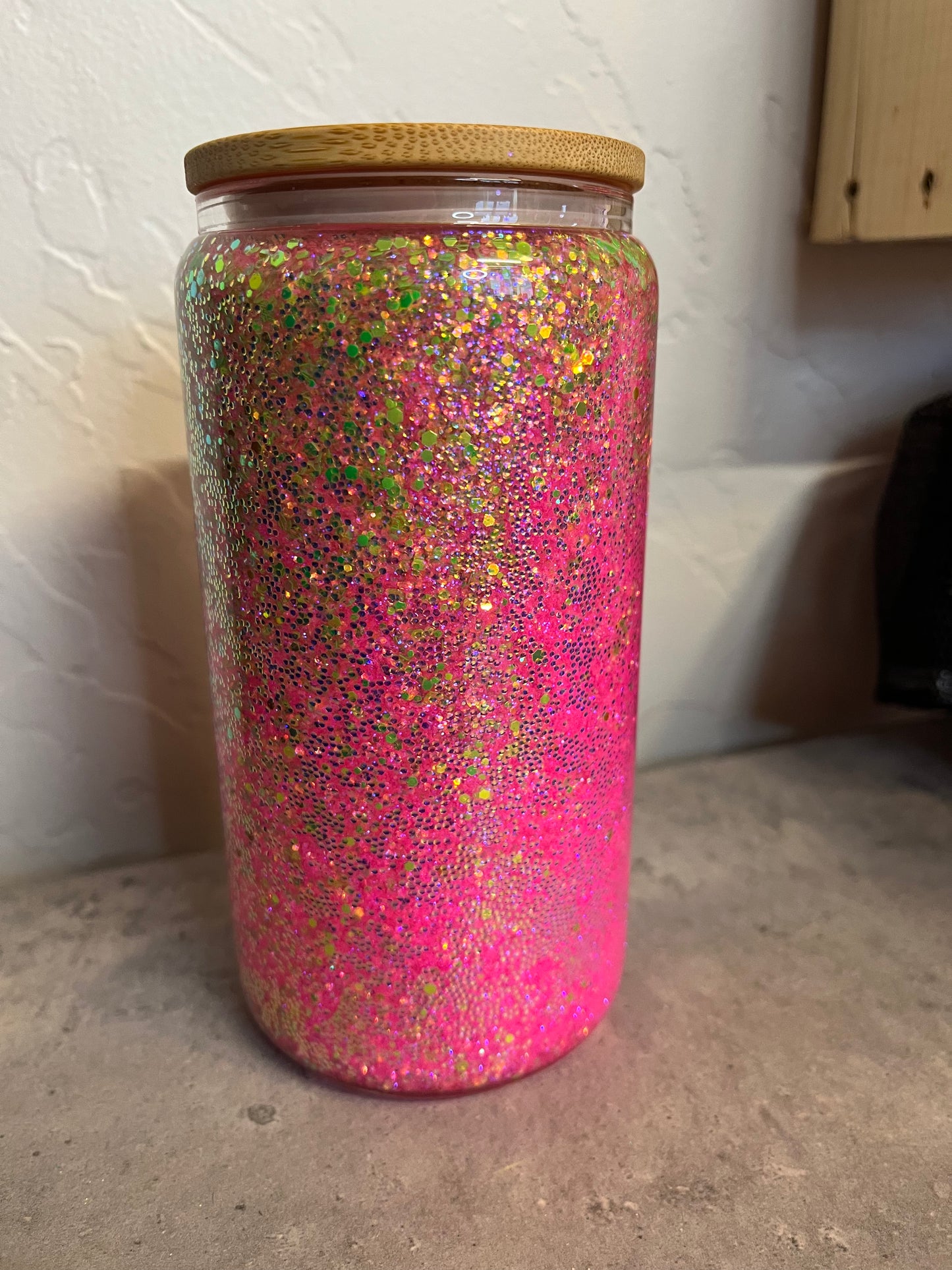 16oz Glass Summer Vibe Snow Globe