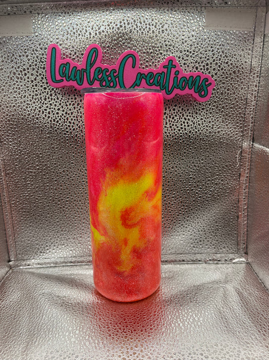 Neon Color Melt 20 oz Skinny Tumbler