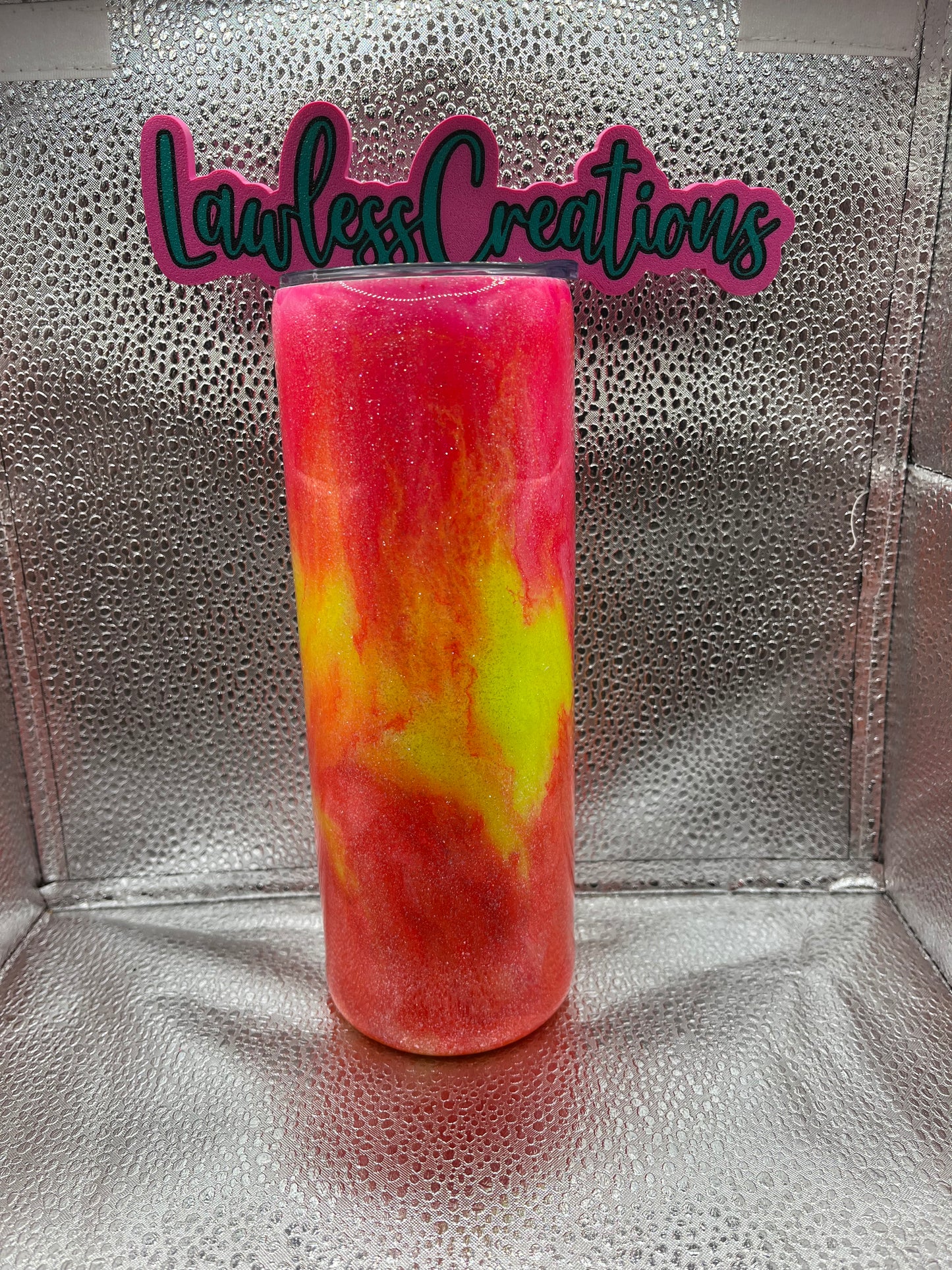 Neon Color Melt 20 oz Skinny Tumbler