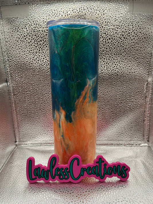 Coralline Color Melt 30 oz Skinny Tumbler