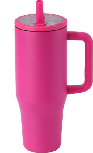 40 OZ Spill Proof Flip Top - Hot Pink